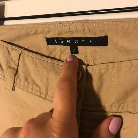 Theory Linen Blend Pants - Picture 8 of 8